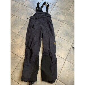 Mountain Hardwear Ski Pants Mens Small Black Conduit Bib Snowboarding